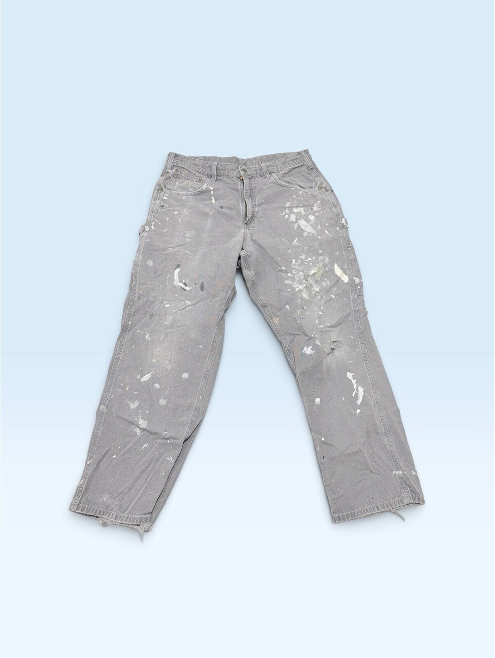 Carhartt Carpenter Work Pants Paint Splatter B159 Size 34x30 Men’s